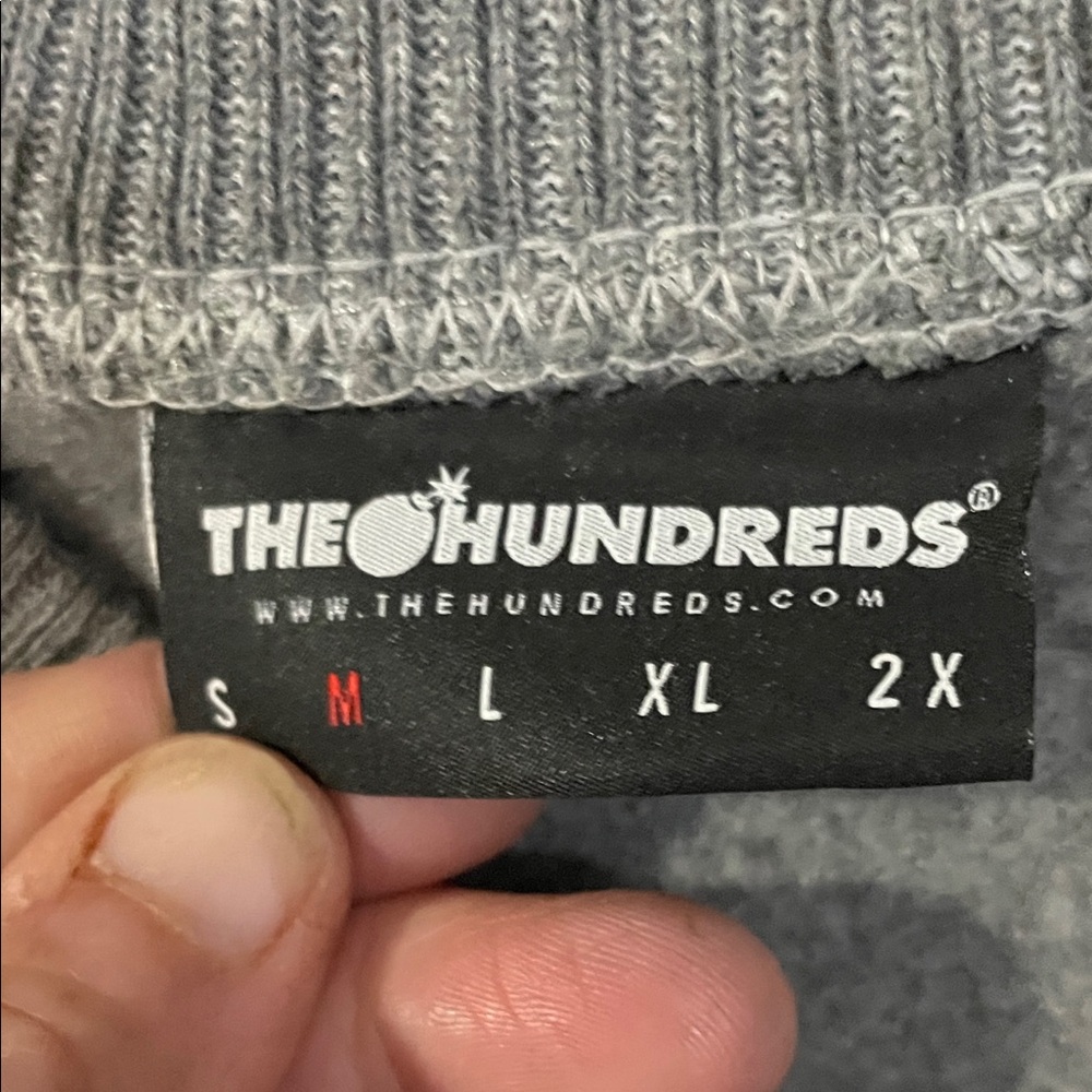 The Hundreds Black And Gray Varsity Jacket. Size M View 4
